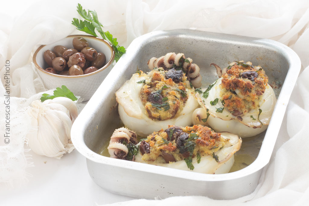 Seppie al forno ripiene alla pugliese