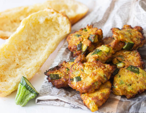 Frittelle al cucchiaio con tonno e zucchine